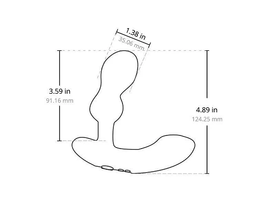 Masażer prostaty LOVENSE Edge 2 - silikon, Bluetooth — zdjęcie 9