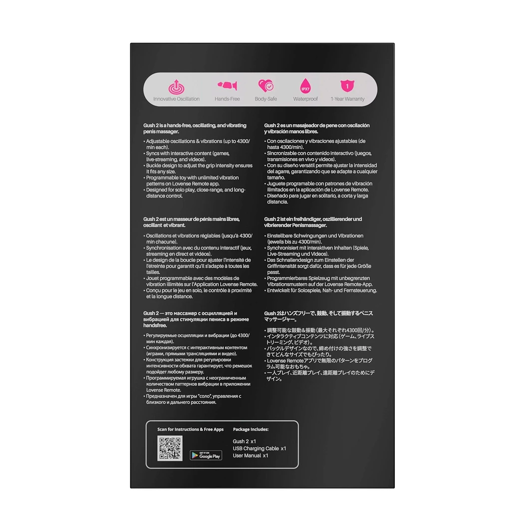 Masturbator Gush 2 – wibracje i oscylacje bez użycia rąk — zdjęcie 8