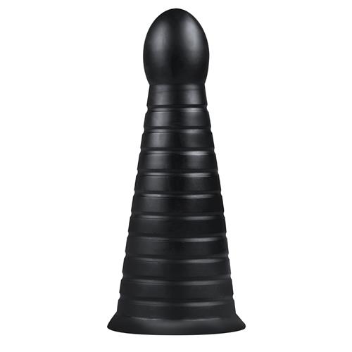 Korek analny EasyToys Devil Dog – żebrowany stożek XXL, 25,9 cm — zdjęcie 1