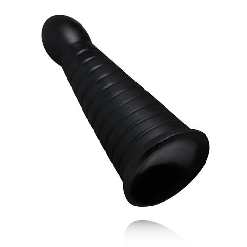 Korek analny EasyToys Devil Dog – żebrowany stożek XXL, 25,9 cm — zdjęcie 2