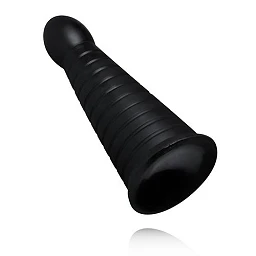 Korek analny EasyToys Devil Dog – żebrowany stożek XXL, 25,9 cm — zdjęcie 2