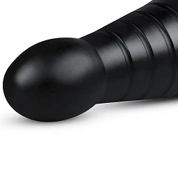 Korek analny EasyToys Devil Dog – żebrowany stożek XXL, 25,9 cm — zdjęcie 3