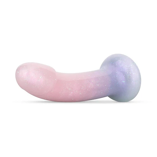 Dildo Mermaid Ombre – żelowe, pastelowe, 17 cm — zdjęcie 5