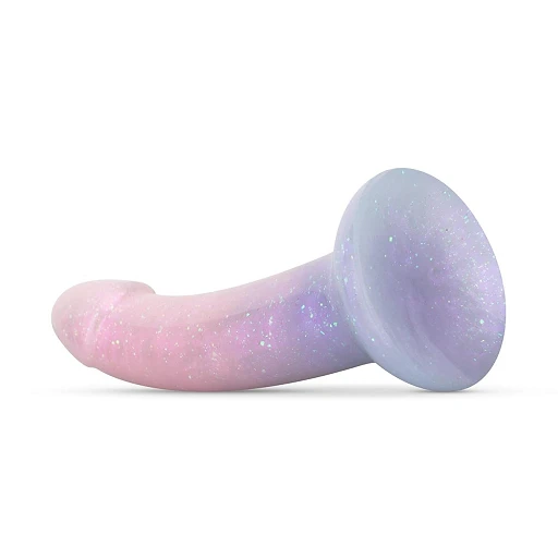 Dildo Mermaid Ombre – żelowe, pastelowe, 17 cm — zdjęcie 6