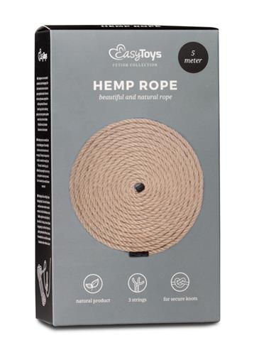 Lina do krępowania Hemp Rope - konopie 5 m — zdjęcie 2
