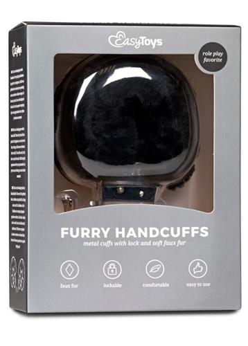 Kajdanki Furry Handcuffs - pluszowe wykończenie — zdjęcie 1