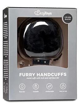 Kajdanki Furry Handcuffs - pluszowe wykończenie