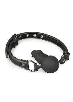 Knebel Pecker Gag - silikon, regulowany pasek — zdjęcie 2