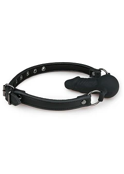 Knebel Pecker Gag - silikon, regulowany pasek — zdjęcie 3
