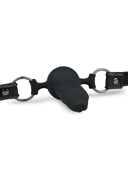 Knebel Pecker Gag - silikon, regulowany pasek — zdjęcie 4