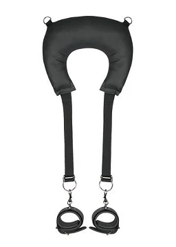 Kajdanki na kostki EasyToys Leg Position Strap – z poduszką pod kark