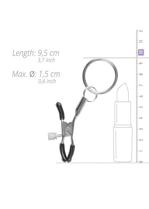 Zaciski na sutki ET460SIL - metal, regulowane — zdjęcie 4