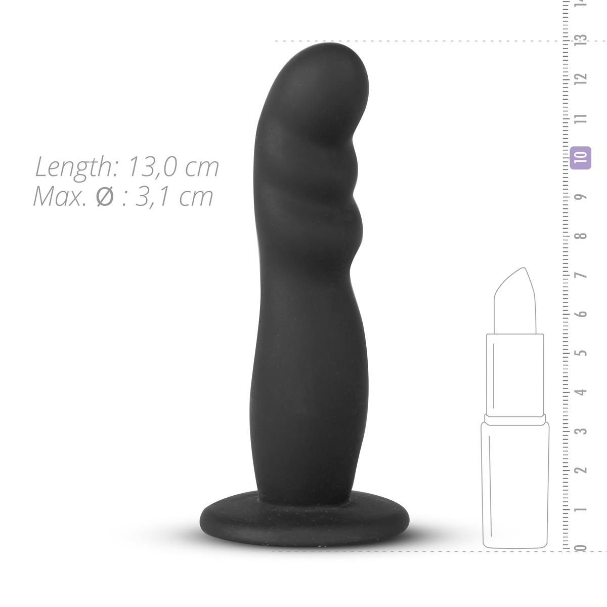 Zestaw strap-on - regulowany, silikon — zdjęcie 4