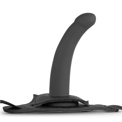 Zestaw strap-on Silicone Bended - regulowany — zdjęcie 3