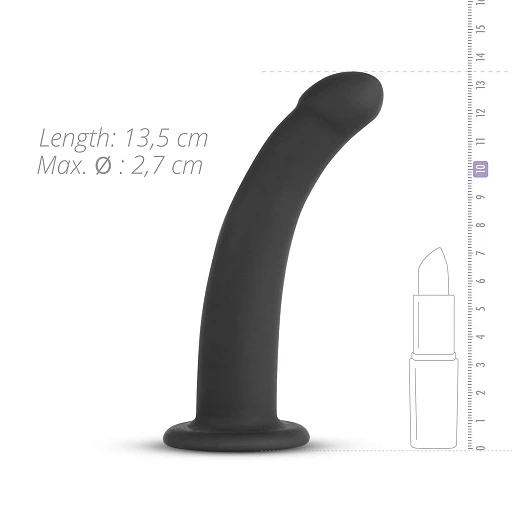 Zestaw strap-on Silicone Bended - regulowany — zdjęcie 4