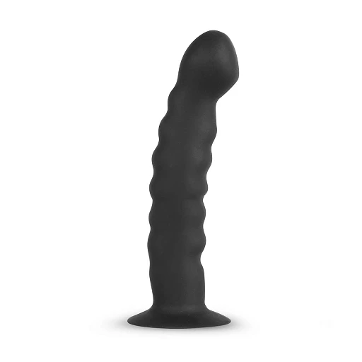 Strap-on EasyToys Bended – dildo 14,5 cm, regulowana uprząż — zdjęcie 3