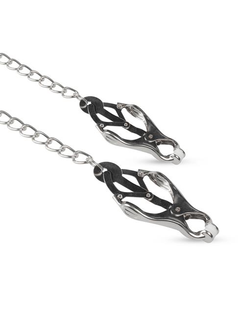 Zaciski Japanese Clover z łańcuchem – metalowe, osłonki — zdjęcie 3
