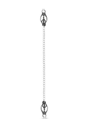 Zaciski Japanese Clover z łańcuchem – metalowe, osłonki — zdjęcie 4