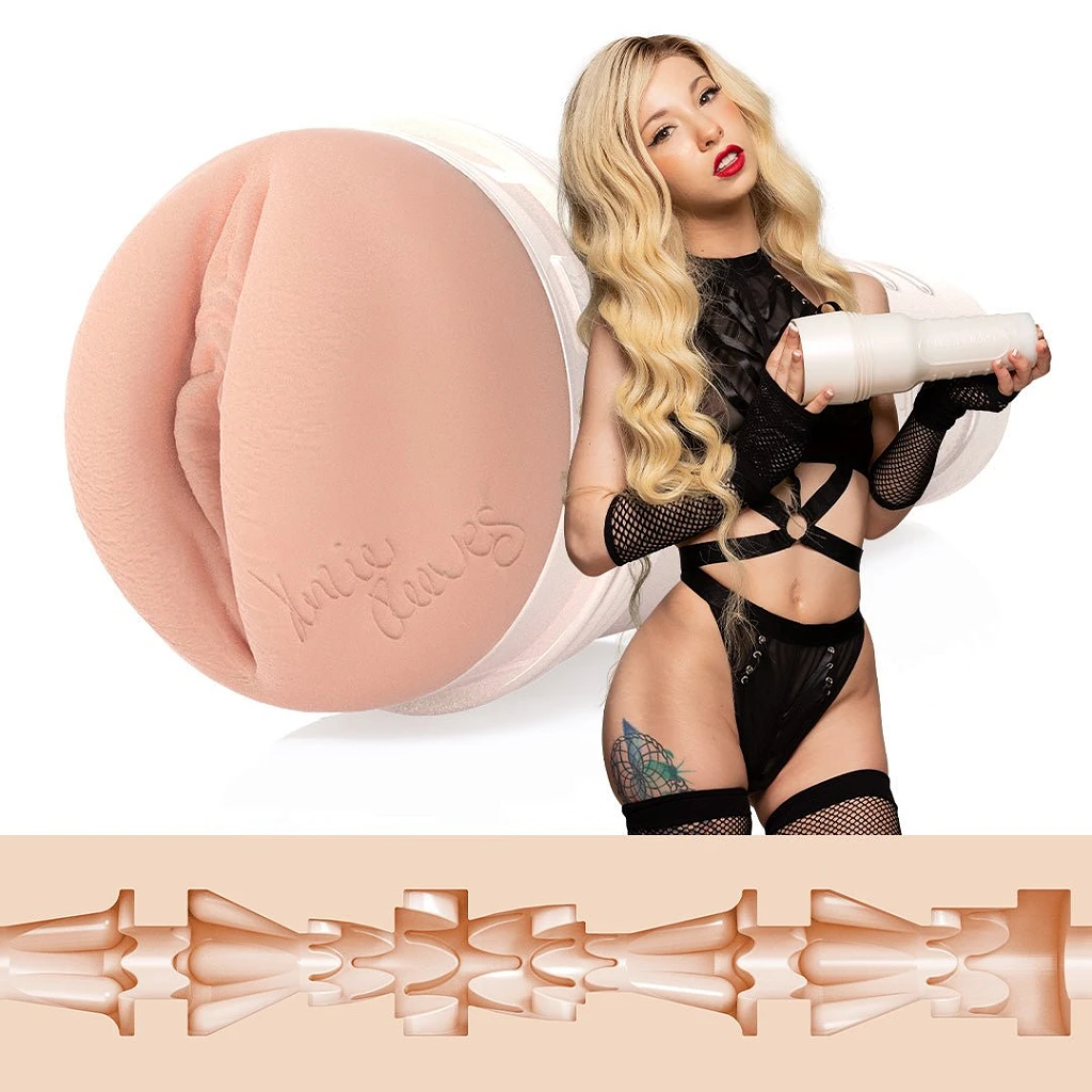 Masturbator Fleshlight Kenzie Reeves Creampuff – wagina SuperSkin — zdjęcie 2