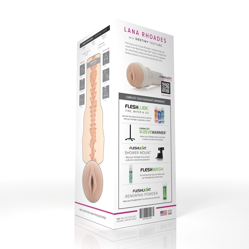 Masturbator Fleshlight Lana Rhoades Destiny – pochwa, SuperSkin — zdjęcie 6
