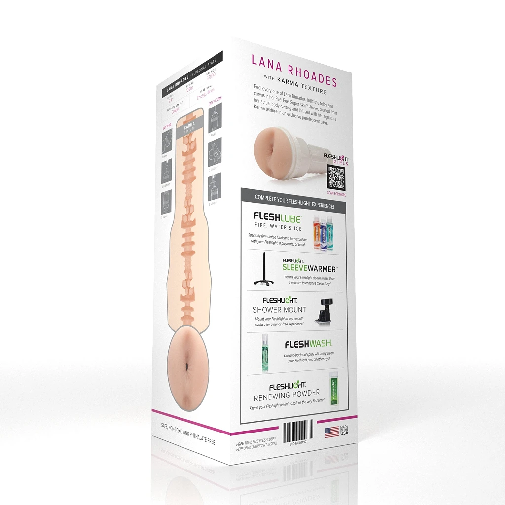 Masturbator analny Fleshlight Lana Rhoades Karma – żebrowany kanał — zdjęcie 5