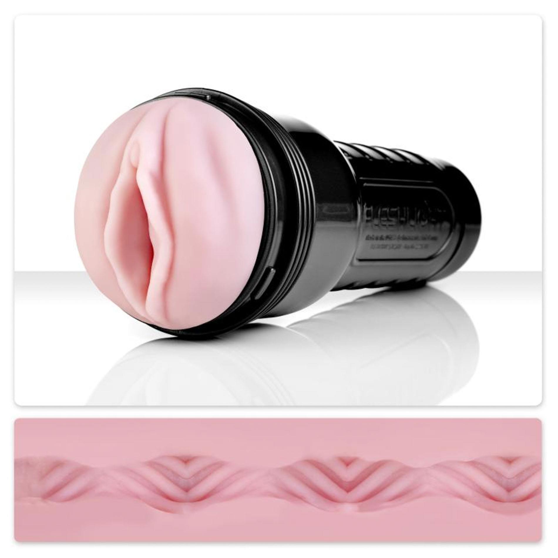 Masturbator Fleshlight Pink Lady Vortex – spiralne komory, SuperSkin — zdjęcie 1