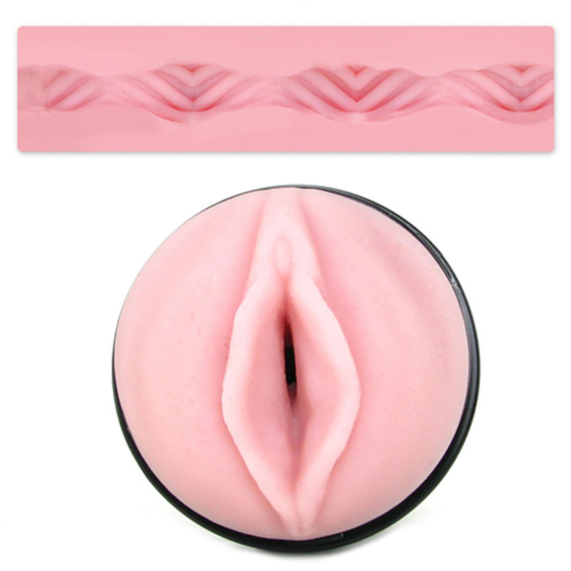 Masturbator Fleshlight Pink Lady Vortex – spiralne komory, SuperSkin — zdjęcie 4