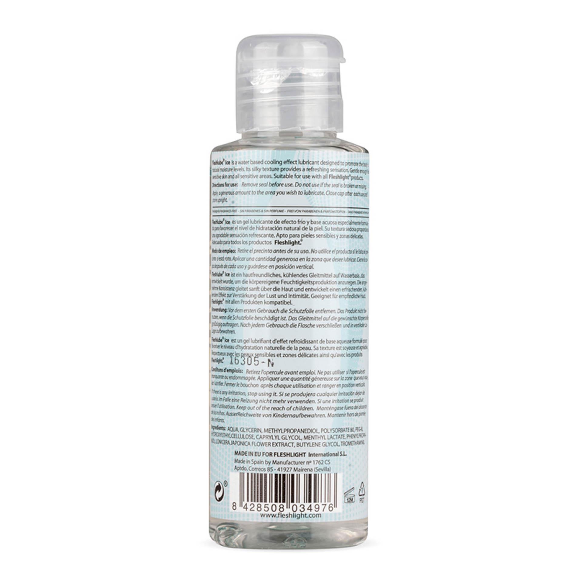 Żel nawilżający Fleshlight Fleshlube Ice – chłodzący, wodny, 100 ml — zdjęcie 2