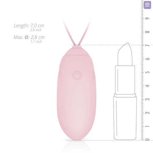 Wibrujące jajko LUV Egg – 12 trybów, pilot, wodoodporne — zdjęcie 5