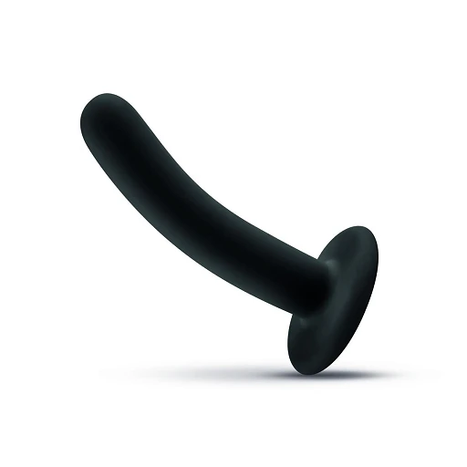 Dildo Logan 13,5 cm – lekko wygięte, z przyssawką — zdjęcie 3