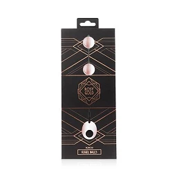 Kulki gejszy Rosy Gold - zestaw 2 kulki, metal — zdjęcie 4