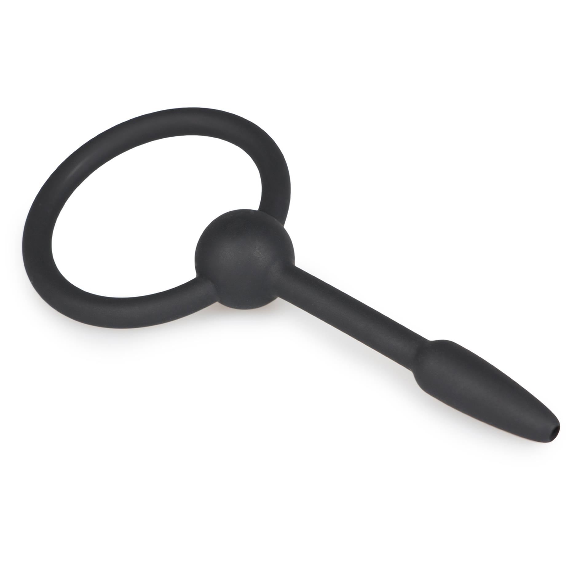 Plug do cewki moczowej Small Silicone – z pierścieniem — zdjęcie 2