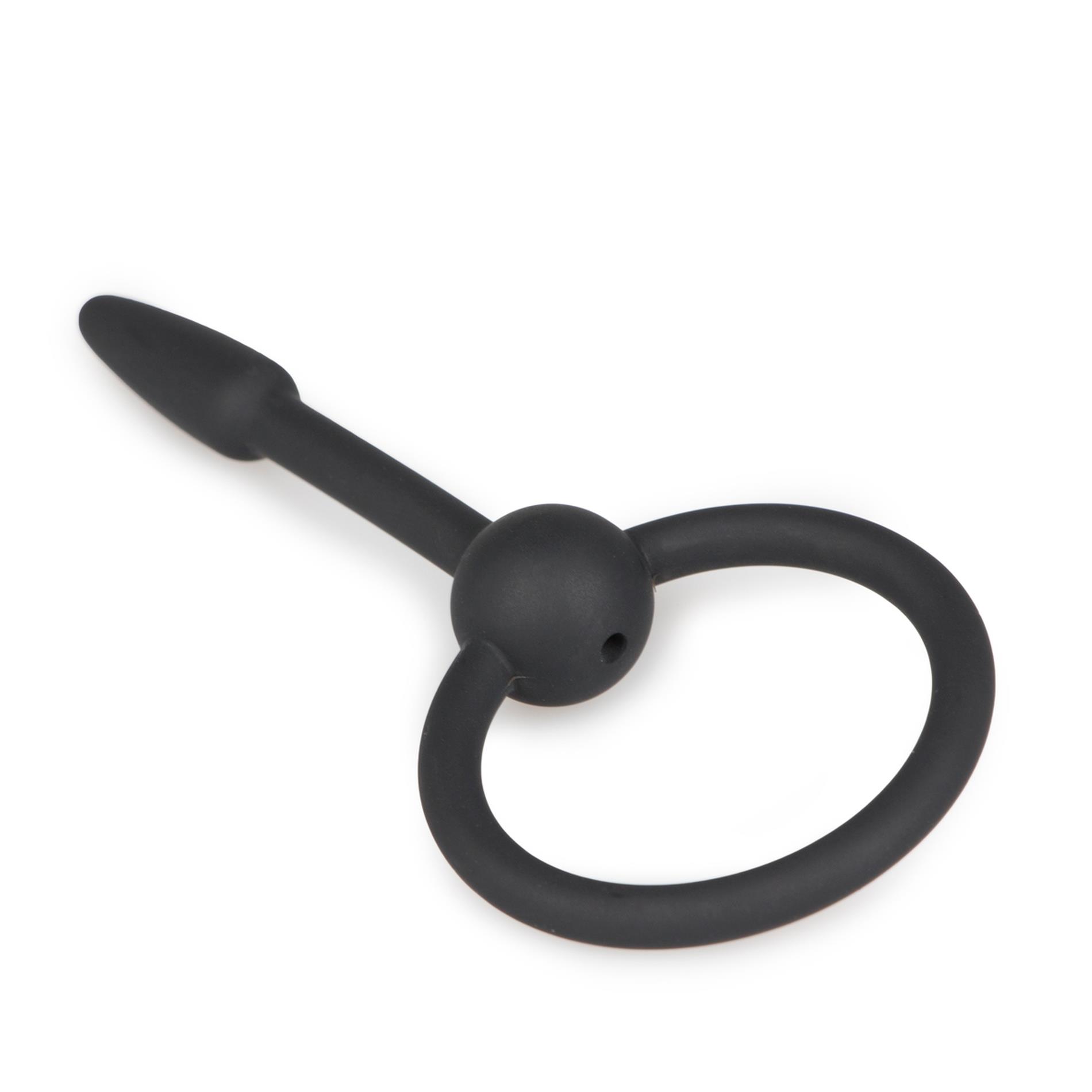 Plug do cewki moczowej Small Silicone – z pierścieniem — zdjęcie 3