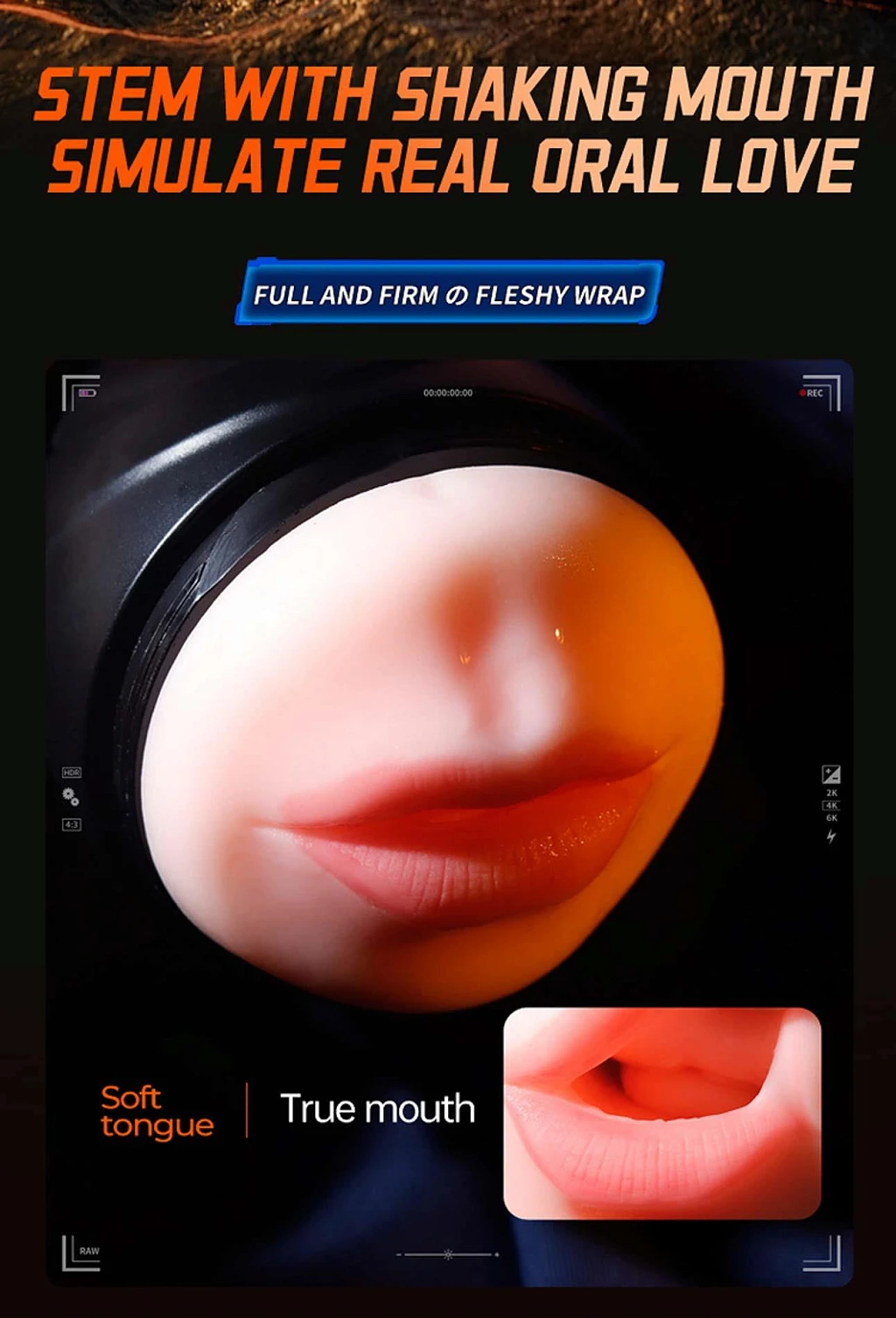 Masturbator Double Knight – dwustronny, sterowany aplikacją — zdjęcie 12
