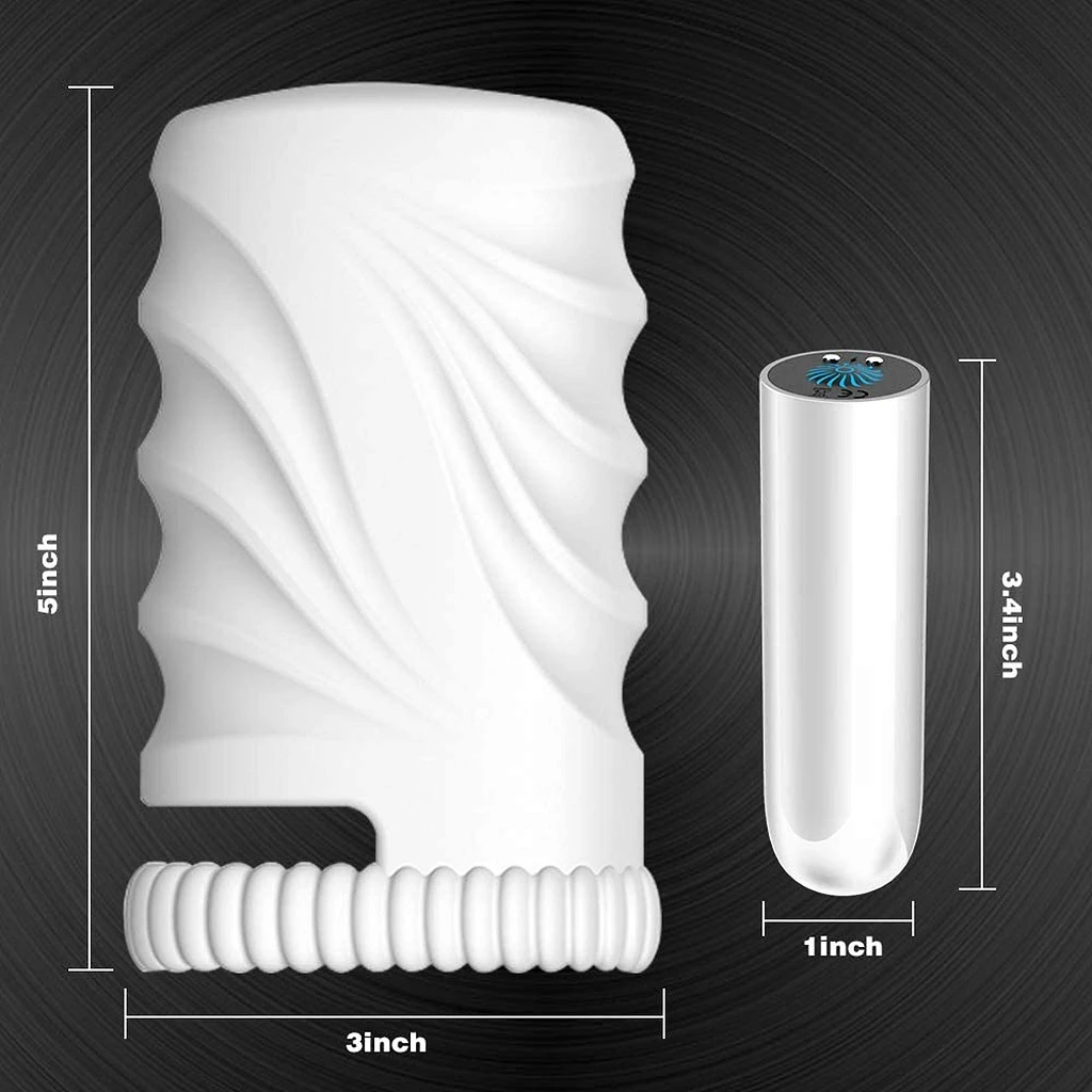 Masturbator wibrujący Soft Bullet Stroker – TPE, 10 funkcji — zdjęcie 5