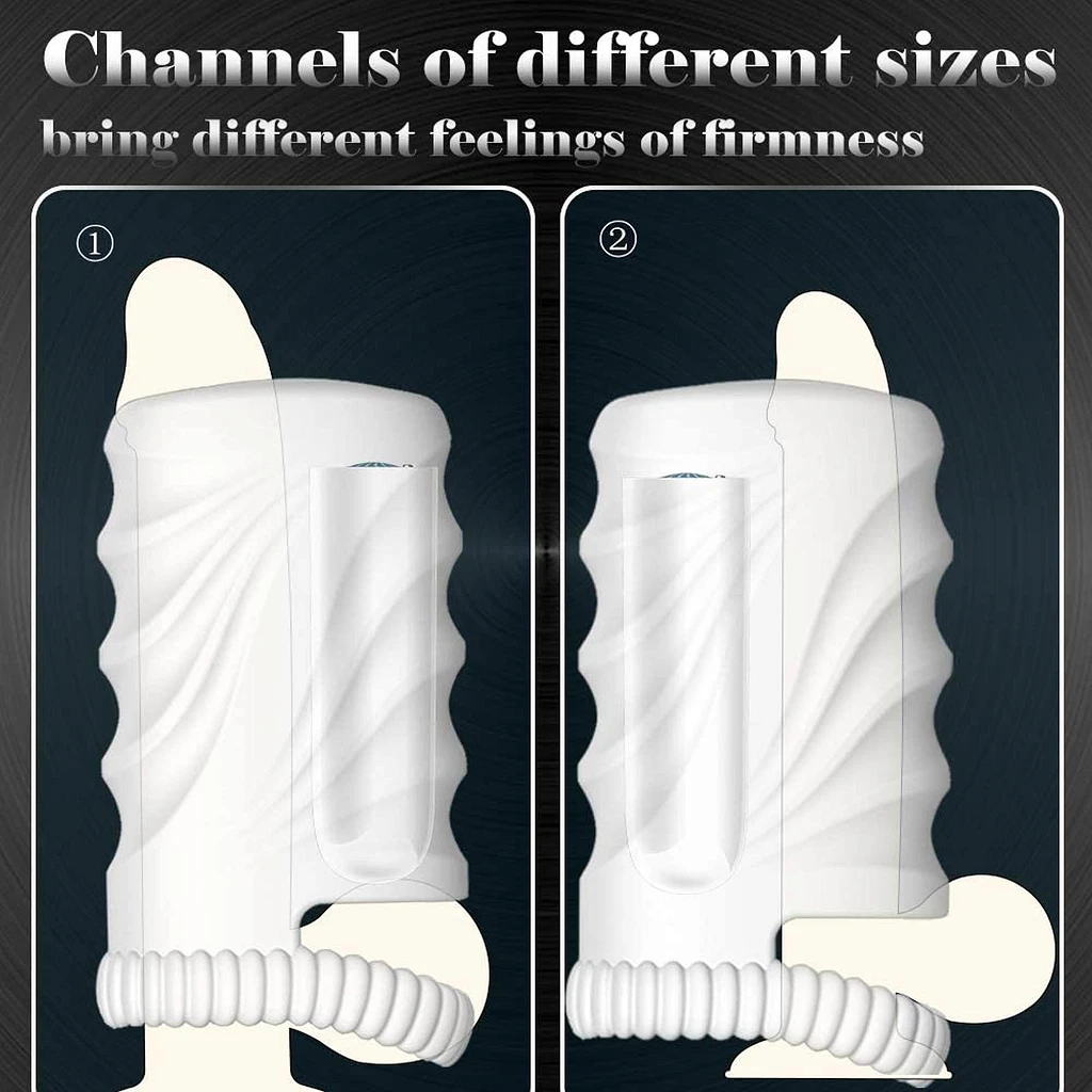 Masturbator wibrujący Soft Bullet Stroker – TPE, 10 funkcji — zdjęcie 8