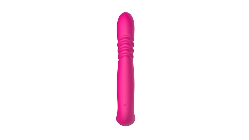Wibrator króliczek Deluxe Twirling Vibrating Thruster – czerwony — zdjęcie 8