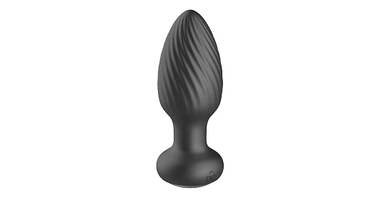 Plug analny Rotating M - silikon, z pilotem — zdjęcie 5