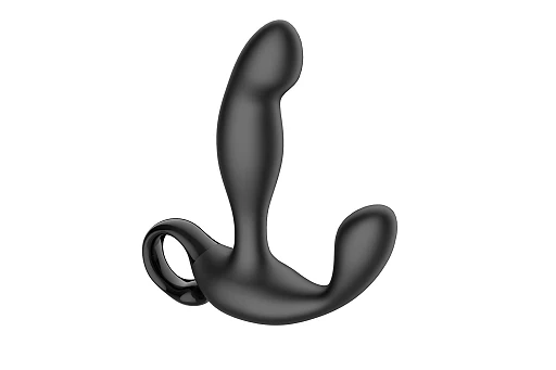 Masażer prostaty Finger Wiggle - silikon, czarny — zdjęcie 5