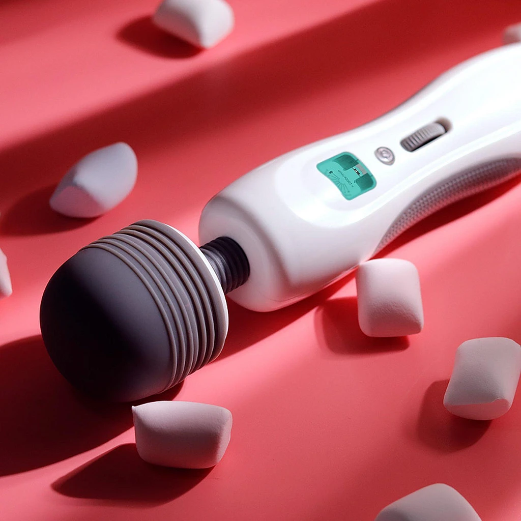 Masażer wibracyjny LED av wand – 8 trybów, wodoodporny — zdjęcie 14
