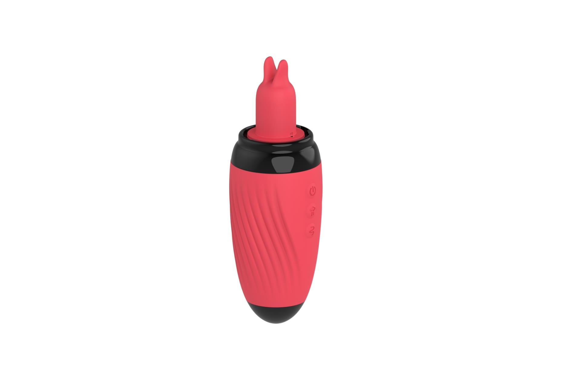 Stymulator ssąco‑liżący Sucking Pump – 10×10, silikon — zdjęcie 4