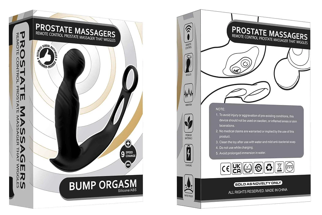 Masażer prostaty Remote - 9 trybów, USB — zdjęcie 11