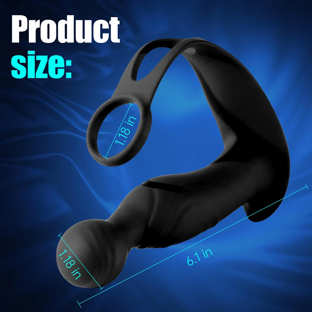 Masażer prostaty Remote - 9 trybów, USB — zdjęcie 14