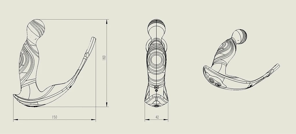Masażer prostaty Remote - 9 trybów, USB — zdjęcie 10