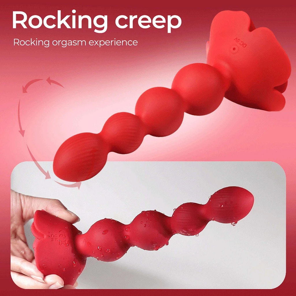 Koraliki analne Rose - 10 trybów, z pilotem — zdjęcie 9