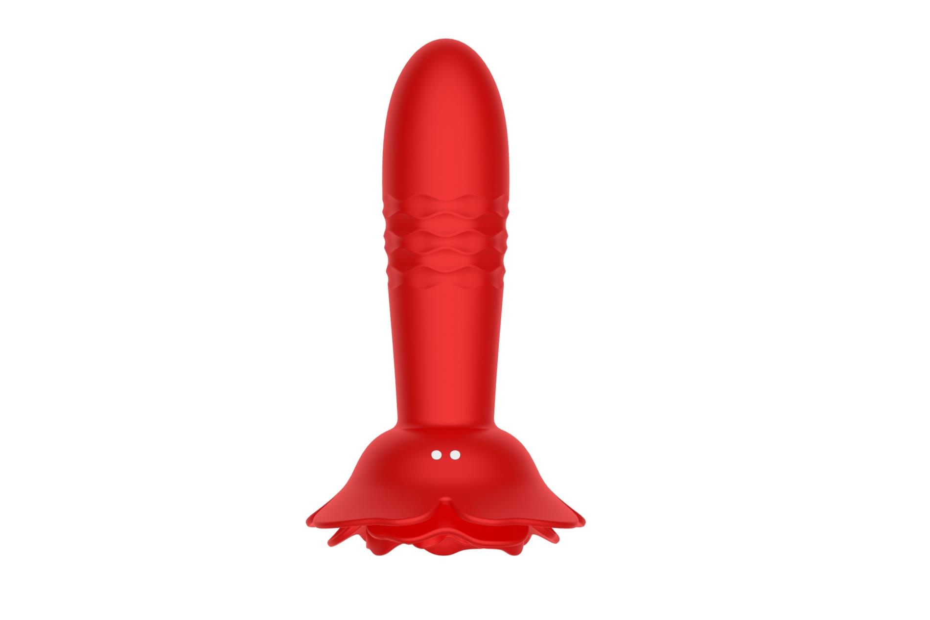 Korek analny Rose - 10 trybów wibracji — zdjęcie 4