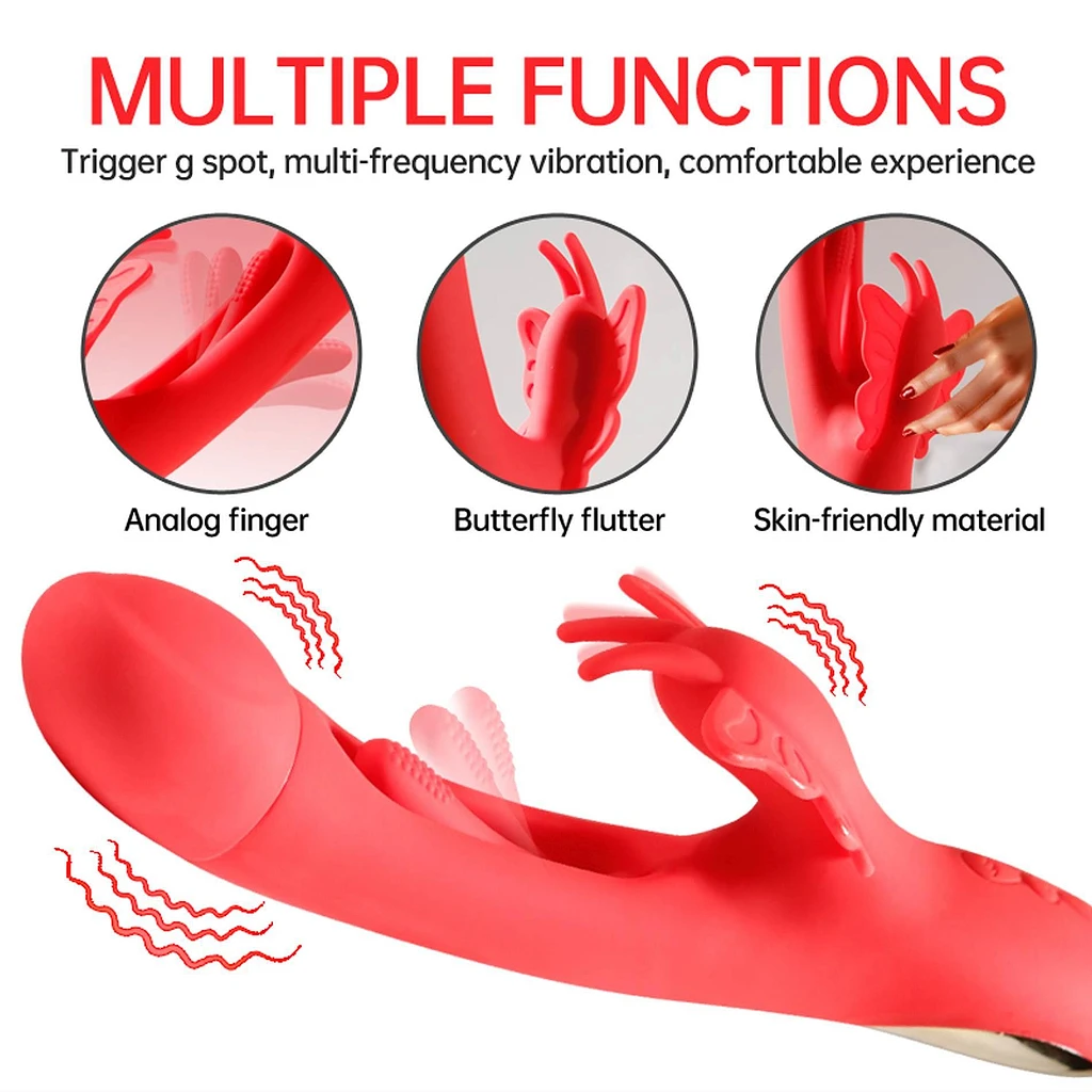 Wibrator króliczek Butterfly – 10 wibracji i języczek — zdjęcie 3