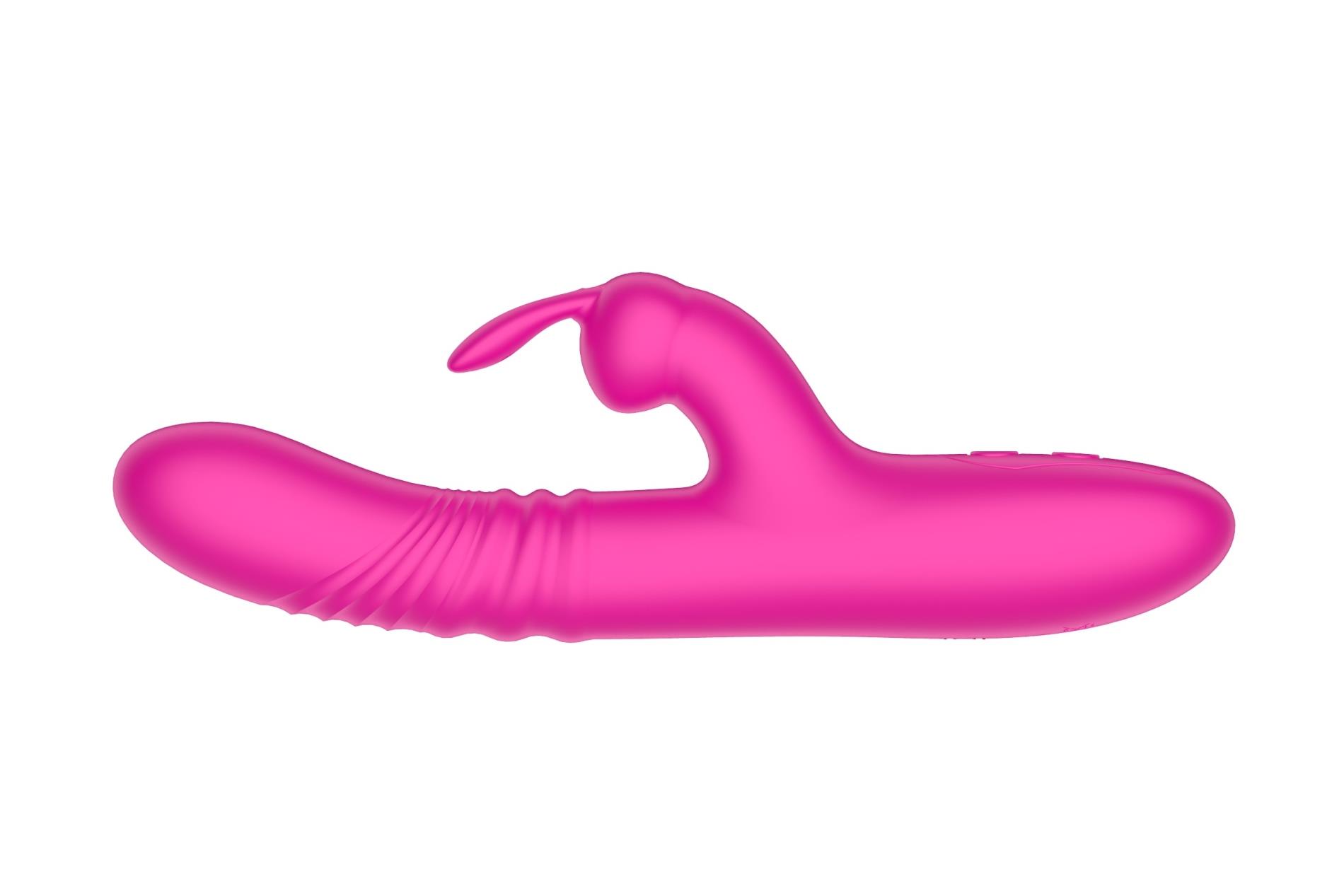 Wibrator króliczek – 10 trybów, silikon, USB — zdjęcie 3