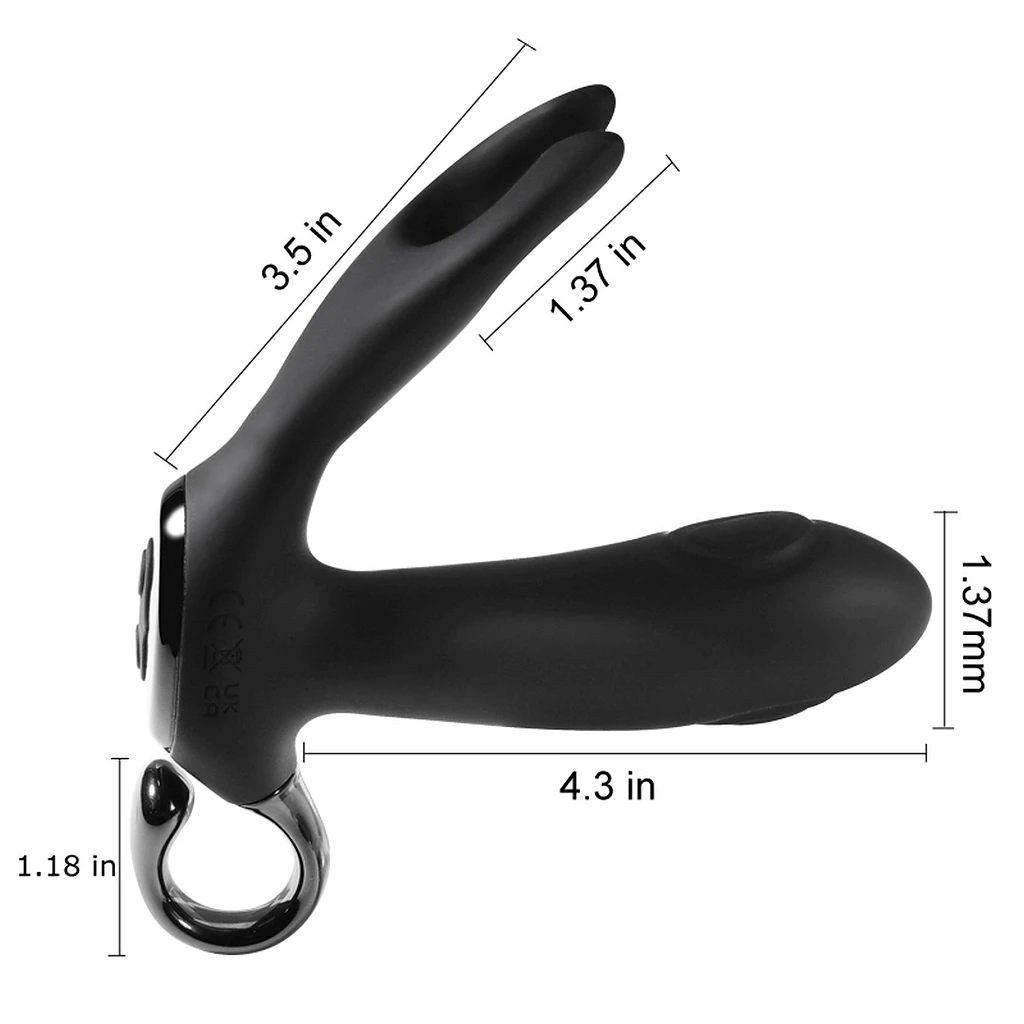 Masażer prostaty Dual tapping - 10 trybów — zdjęcie 3