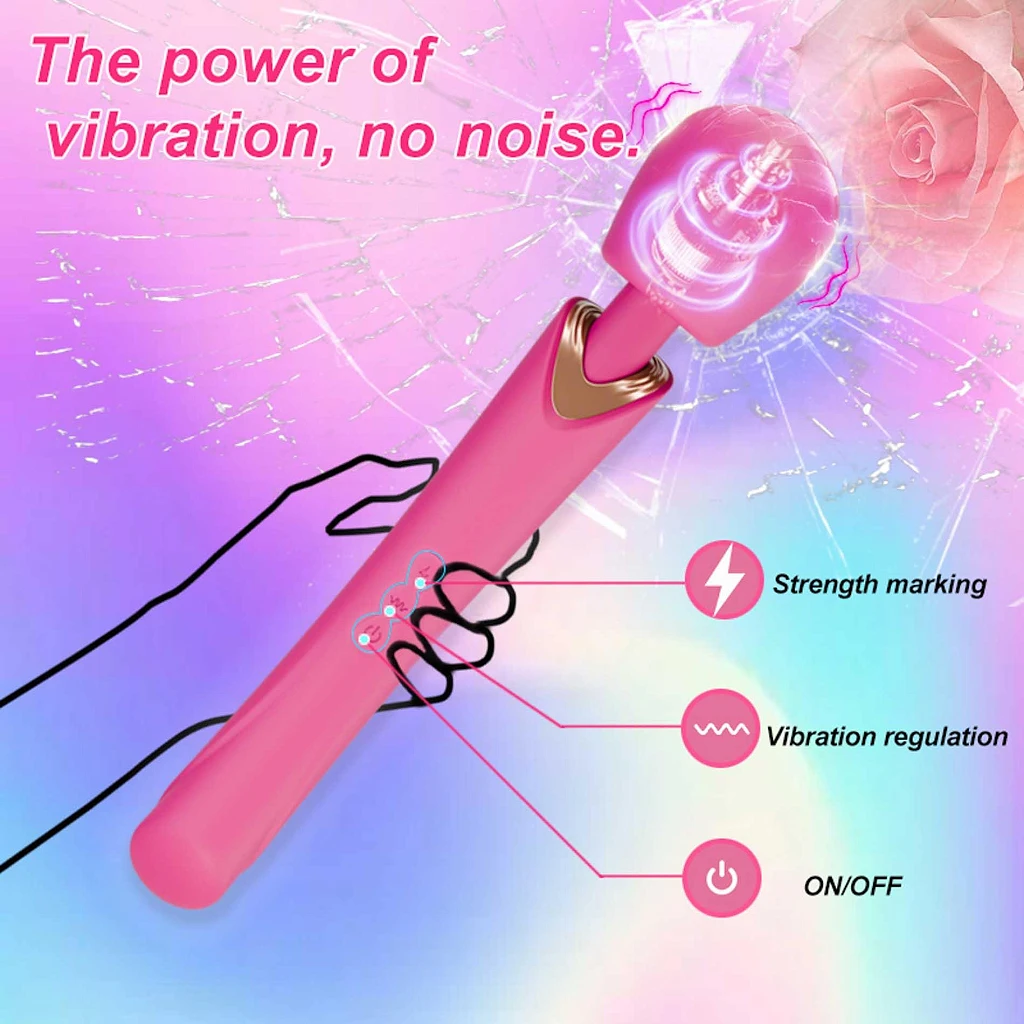 Masażer różdżka Perfect Wand Pink – 30 cm, 10 trybów — zdjęcie 14
